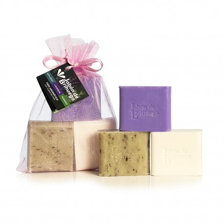 Pack 3 Jabones de Brihuega 30 g,  lavanda, espliego y romero